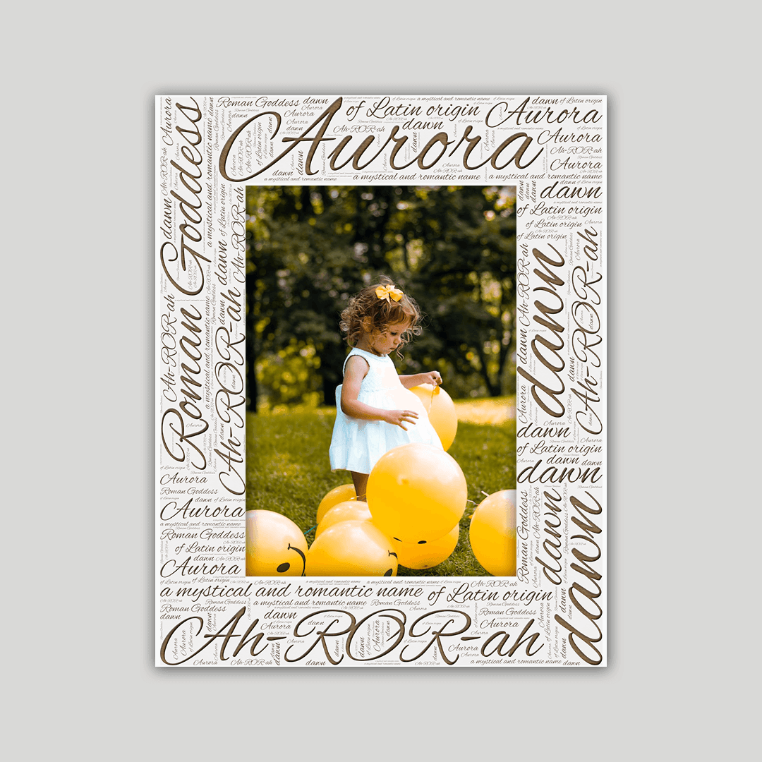 Aurora Origins Name Frame - Journey Frames