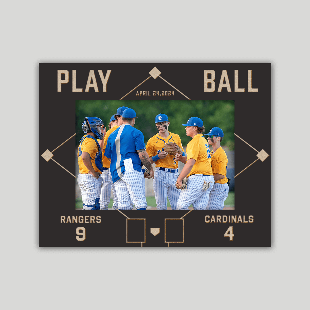 Play Ball Baseball Photo Frame