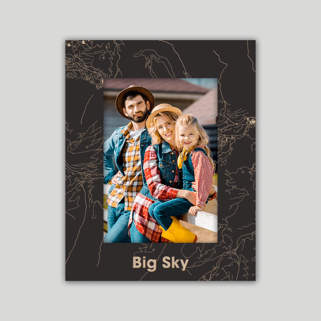 Big Sky Montana Photo Frame