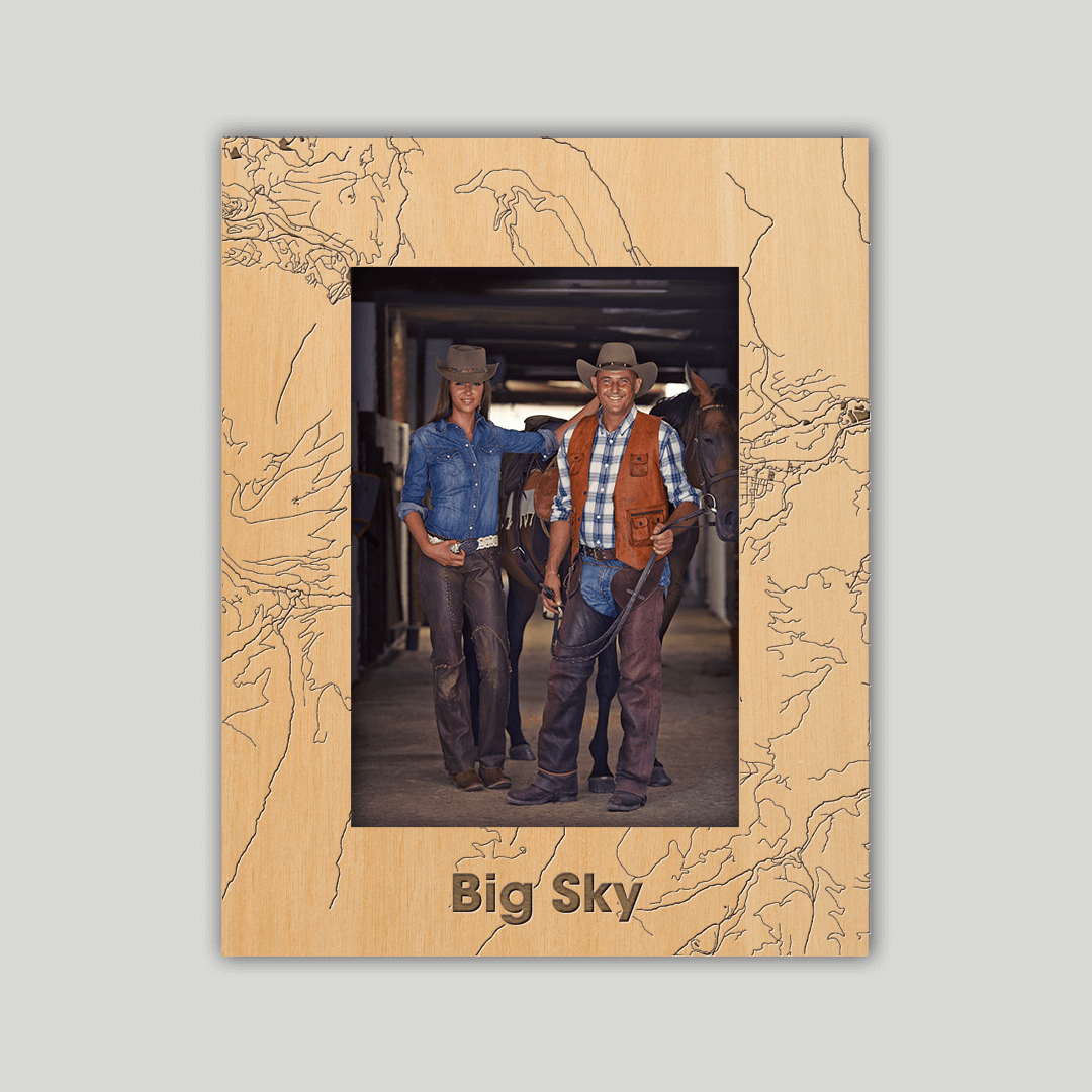 Big Sky Montana Photo Frame