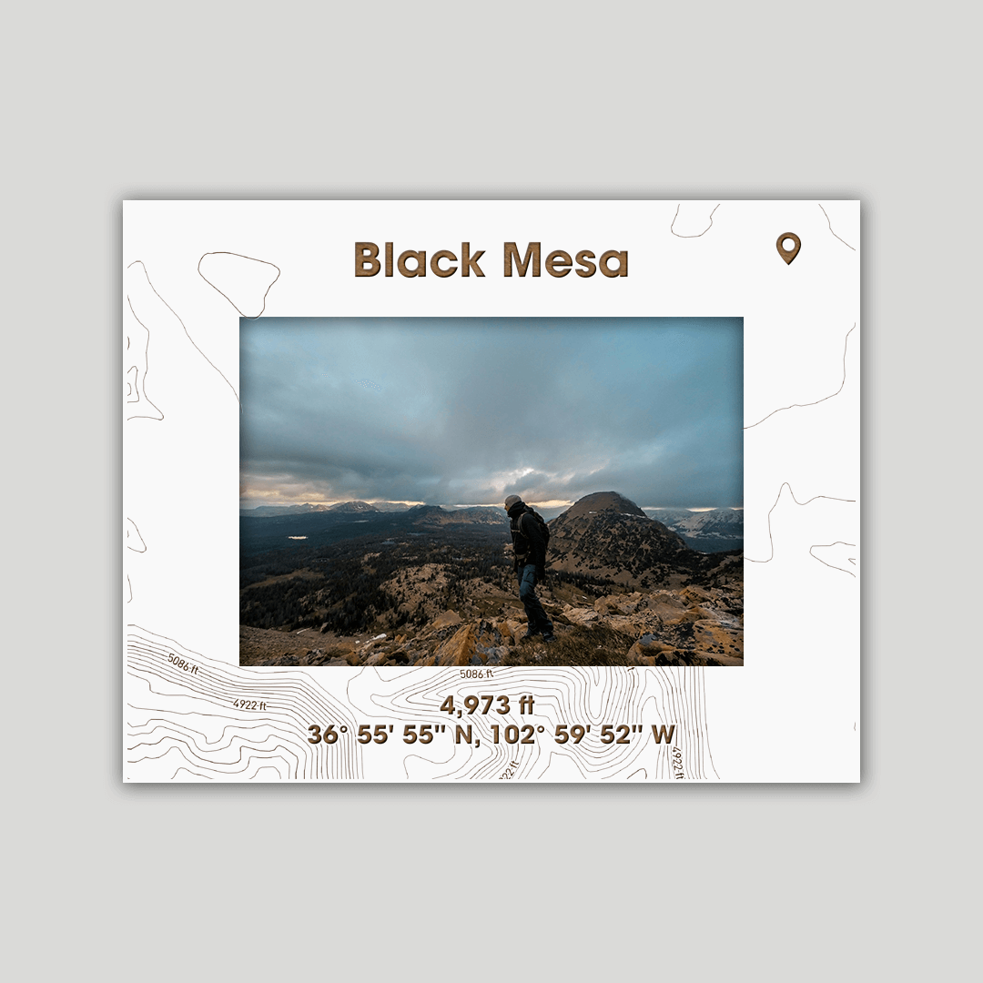 Black Mesa Photo Frame