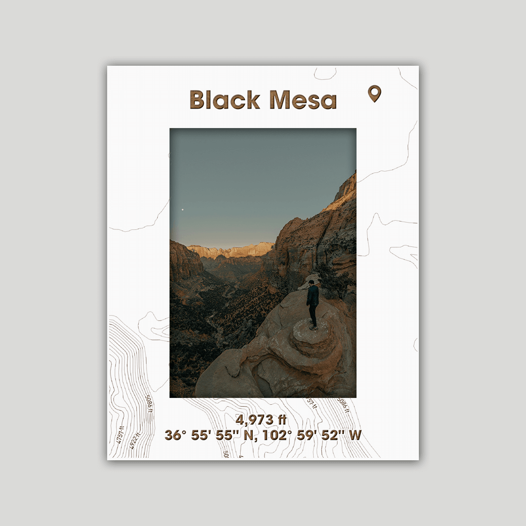 Black Mesa Photo Frame