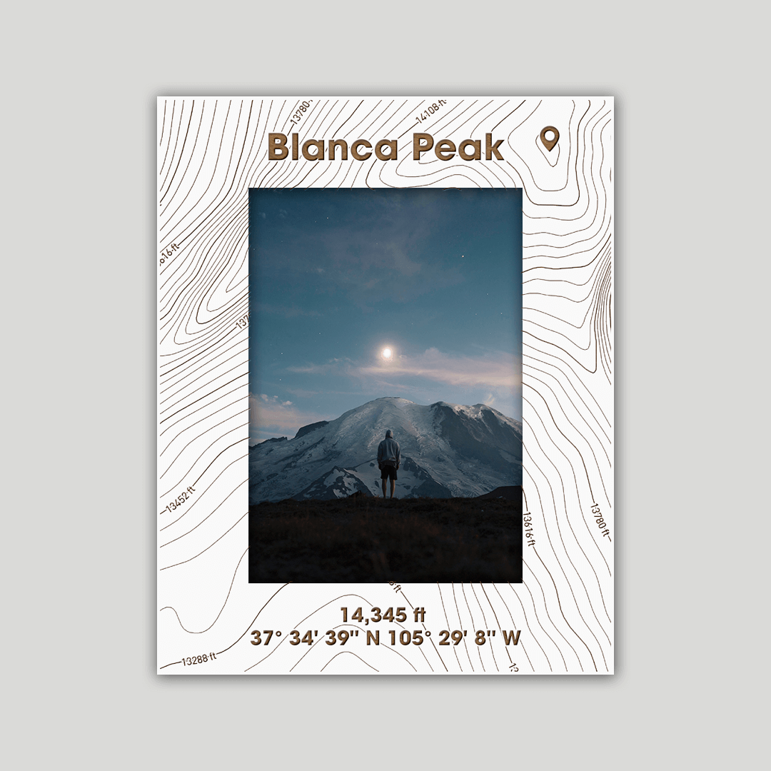 Blanca Peak Photo Frame