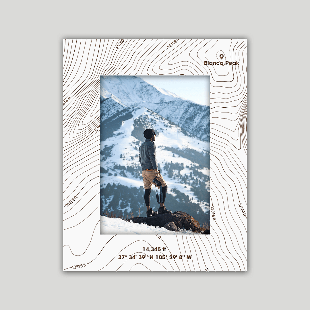 Blanca Peak Photo Frame