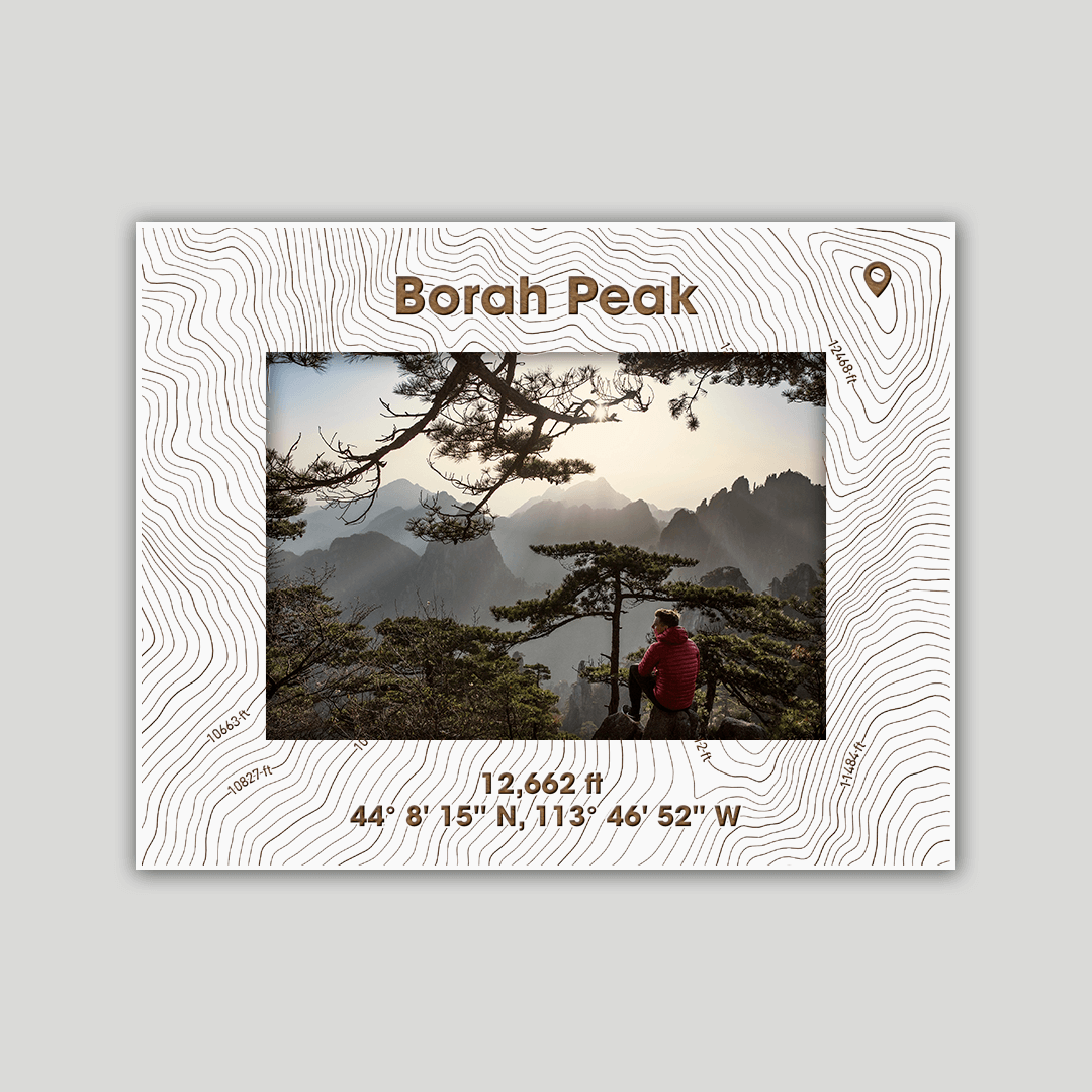 Borah Peak Photo Frame
