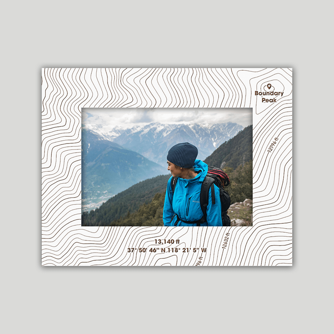 Boundary Peak Photo Frame