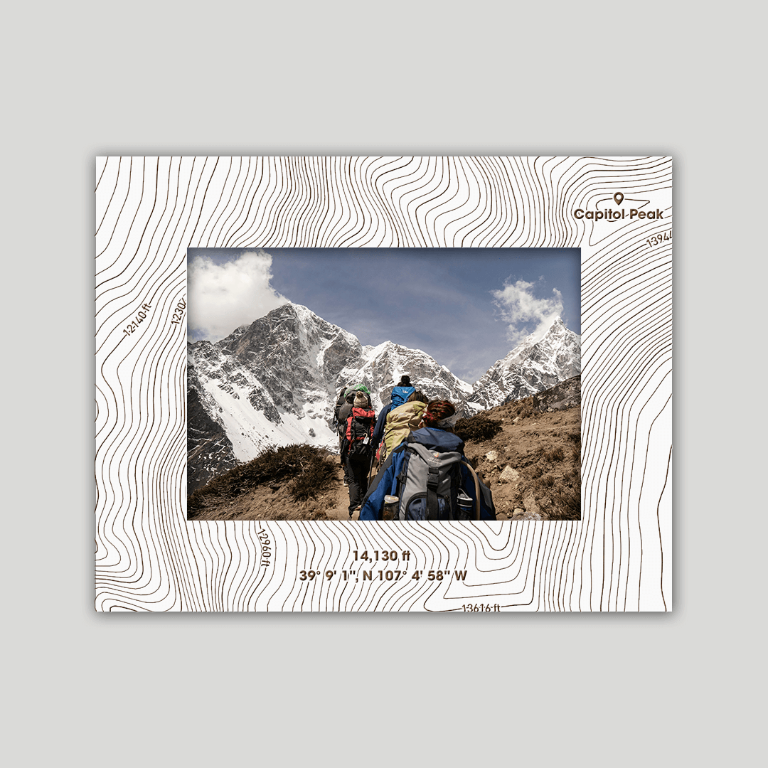 Capitol Peak Photo Frame