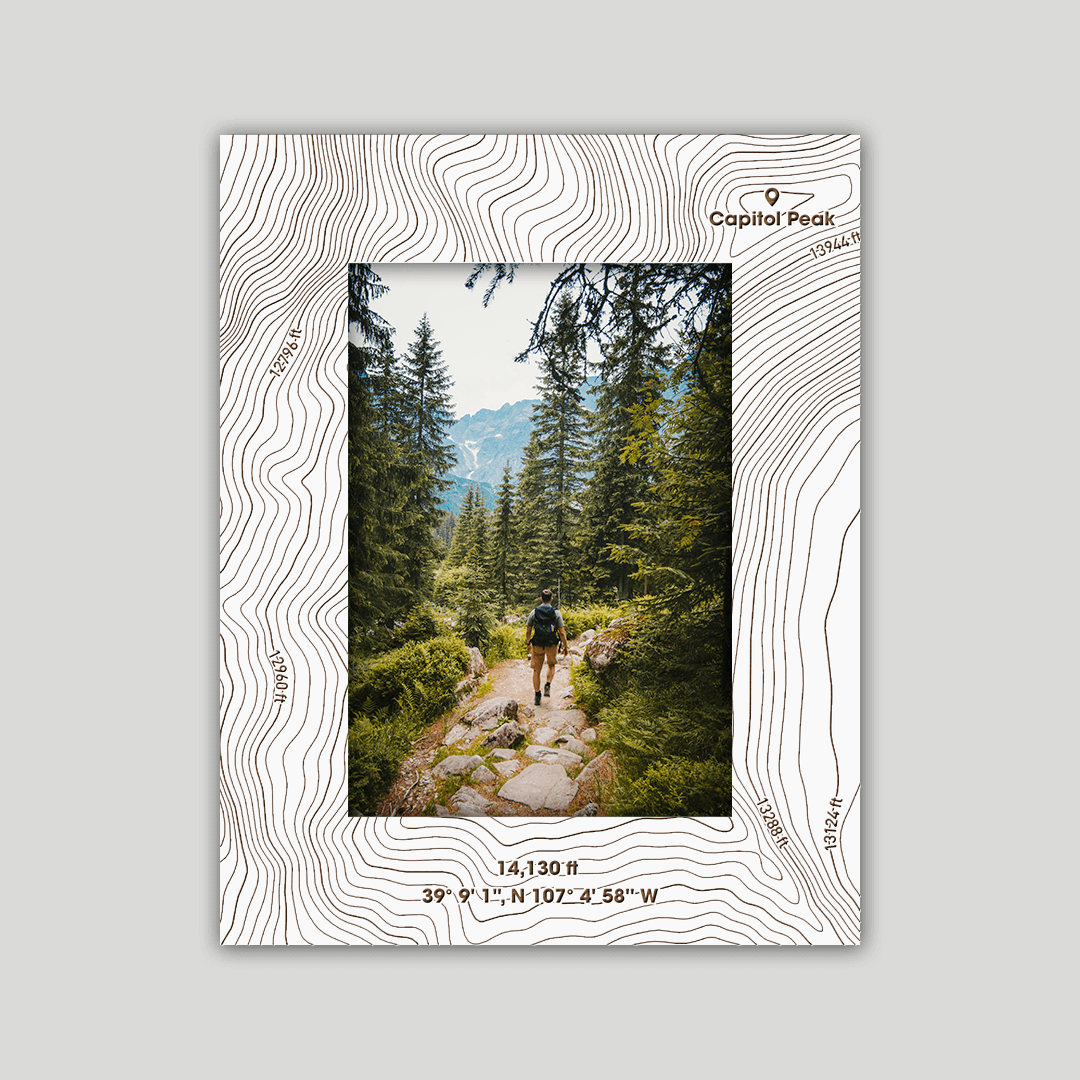 Capitol Peak Photo Frame