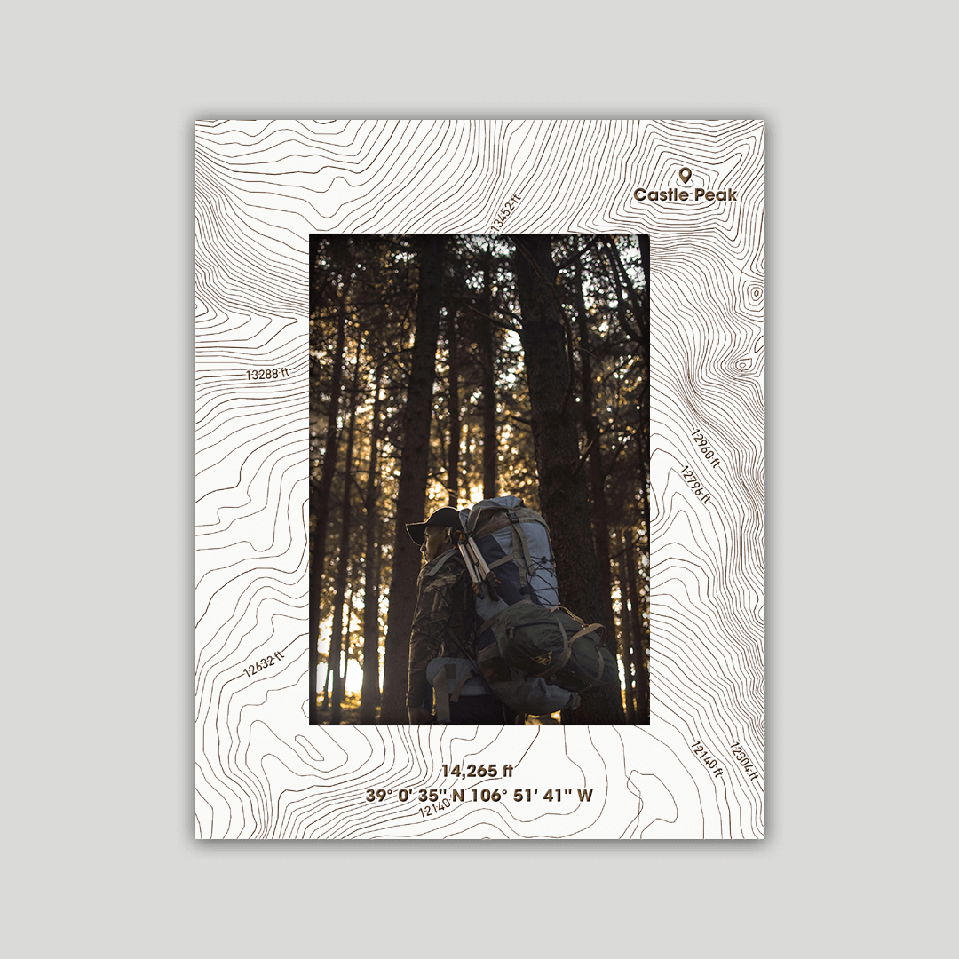 Castle Peak Photo Frame
