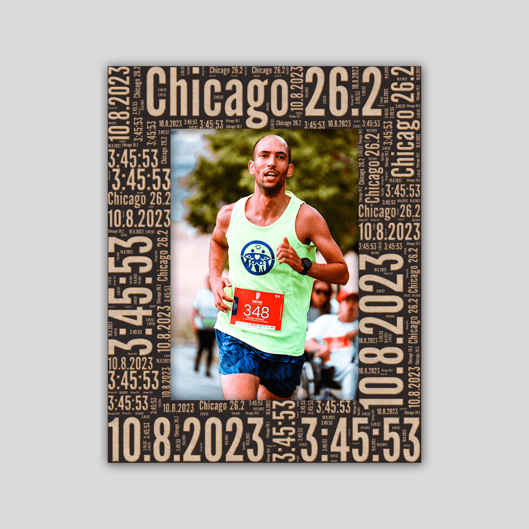 Chicago Marathon Photo Frame