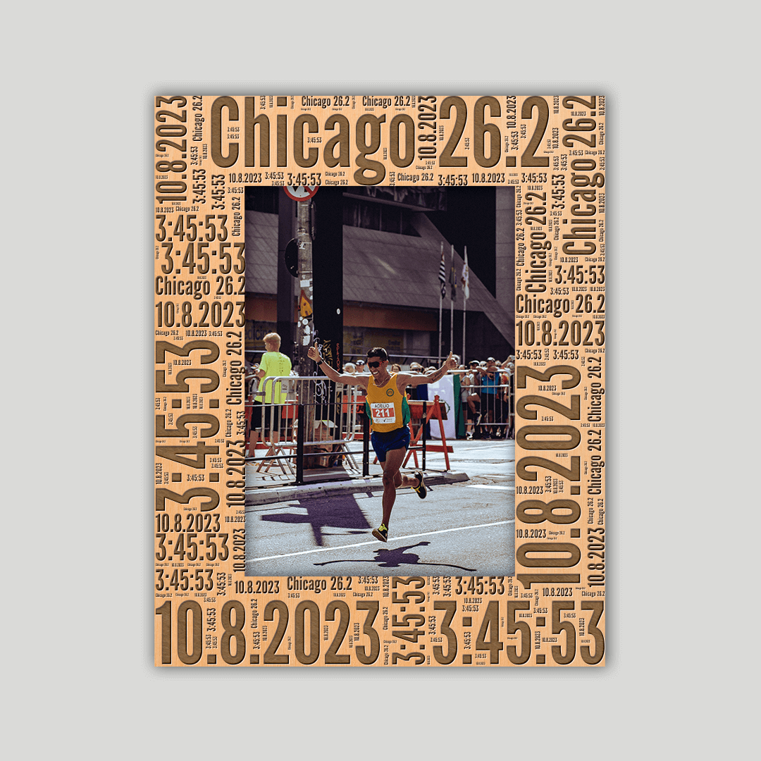 Chicago Marathon Photo Frame