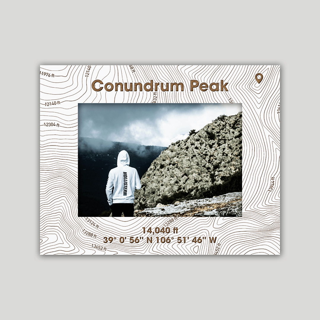Conundrum Peak Photo Frame