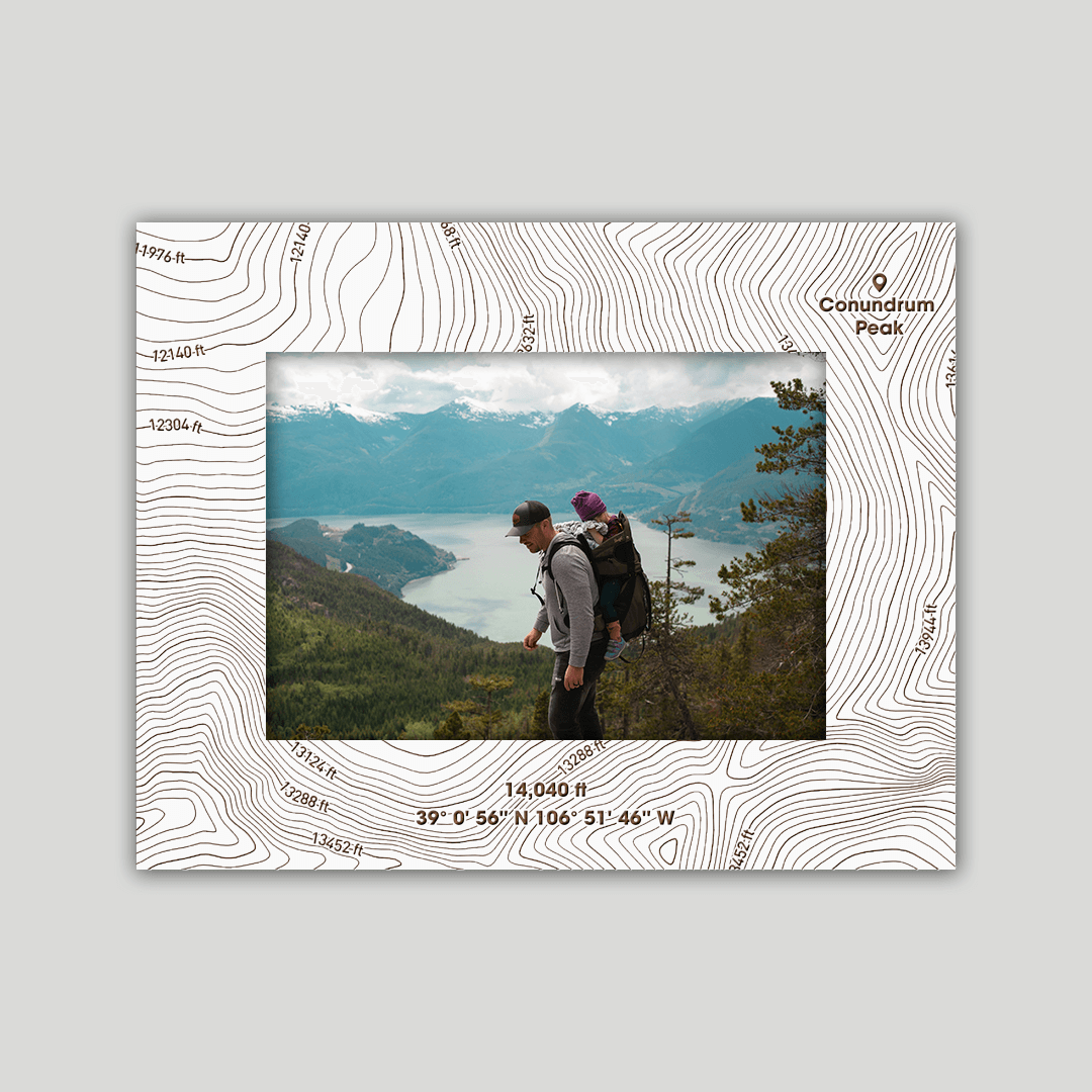 Conundrum Peak Photo Frame