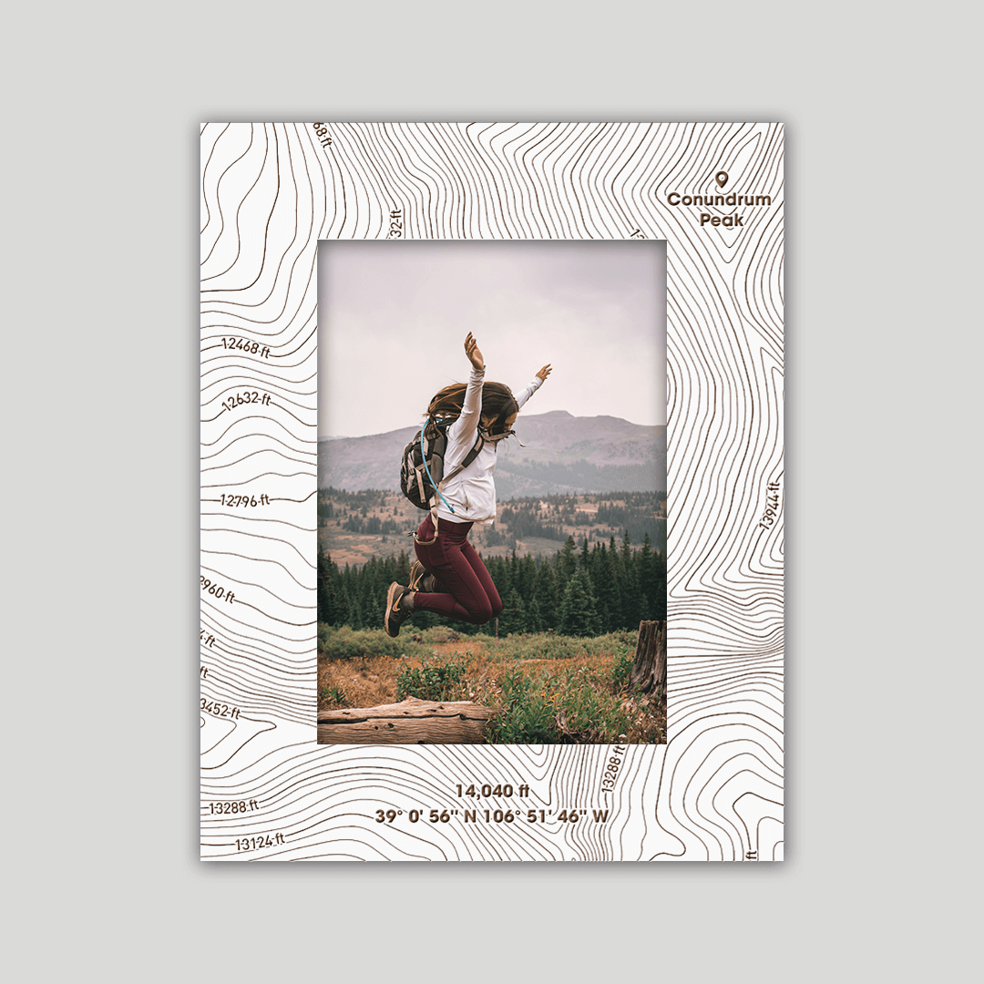Conundrum Peak Photo Frame