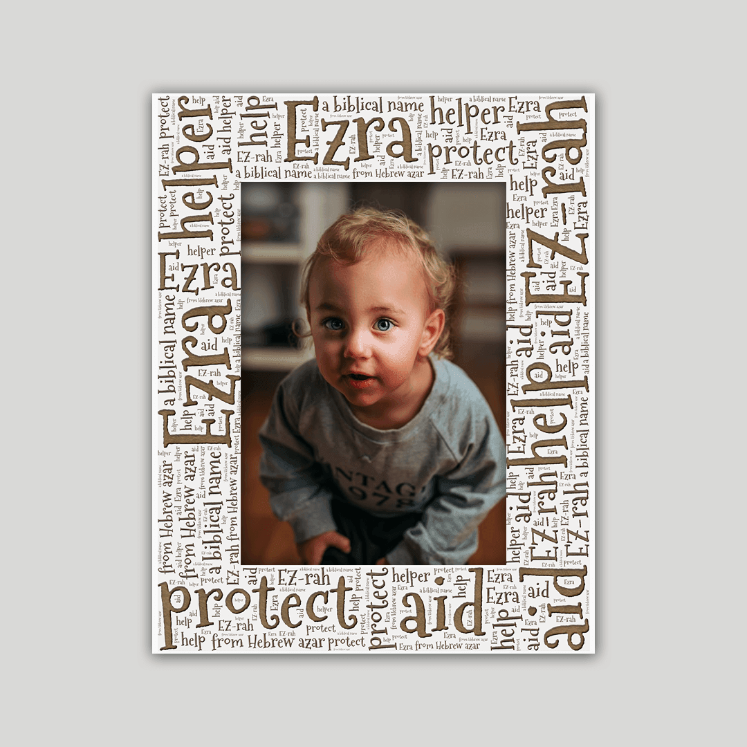 Ezra Origins Name Frame - Journey Frames