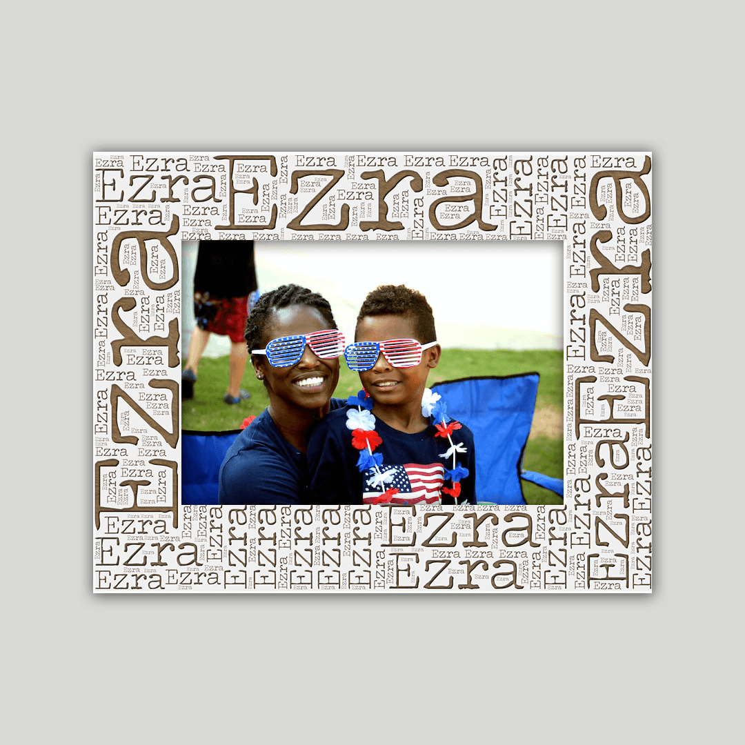 Ezra Name Frame - Journey Frames
