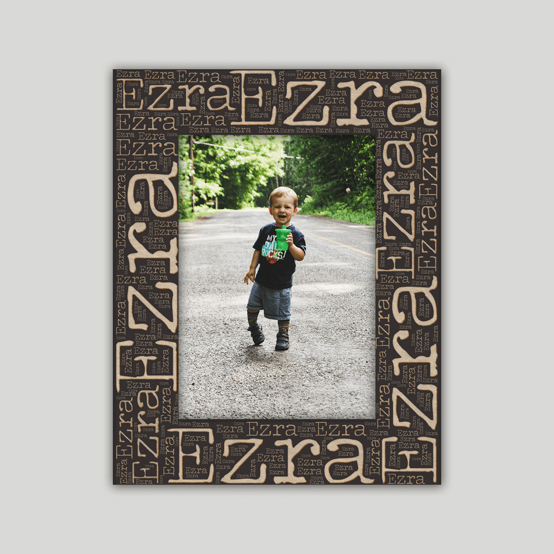 Ezra Name Frame - Journey Frames