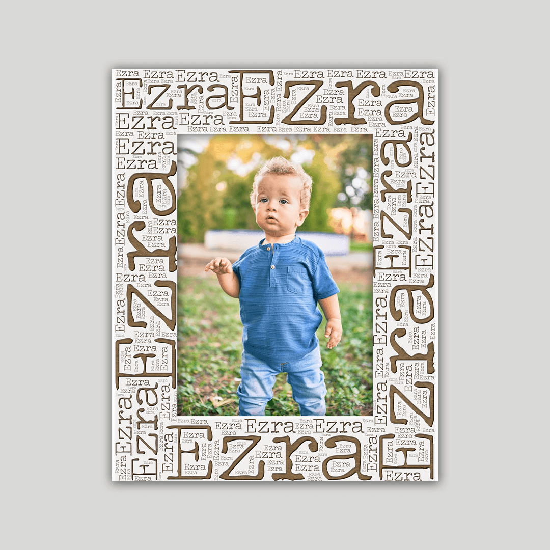 Ezra Name Frame - Journey Frames