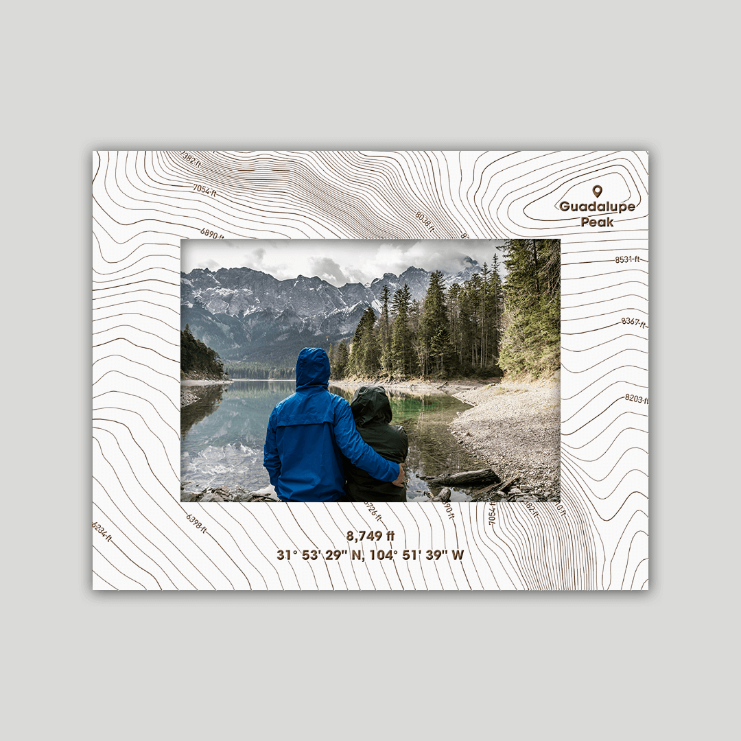 Guadelupe Peak Photo Frame