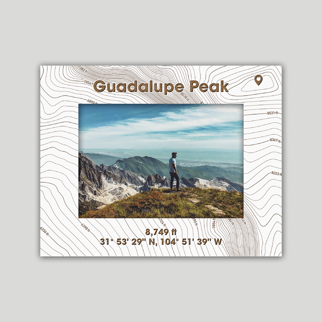 Guadelupe Peak Photo Frame
