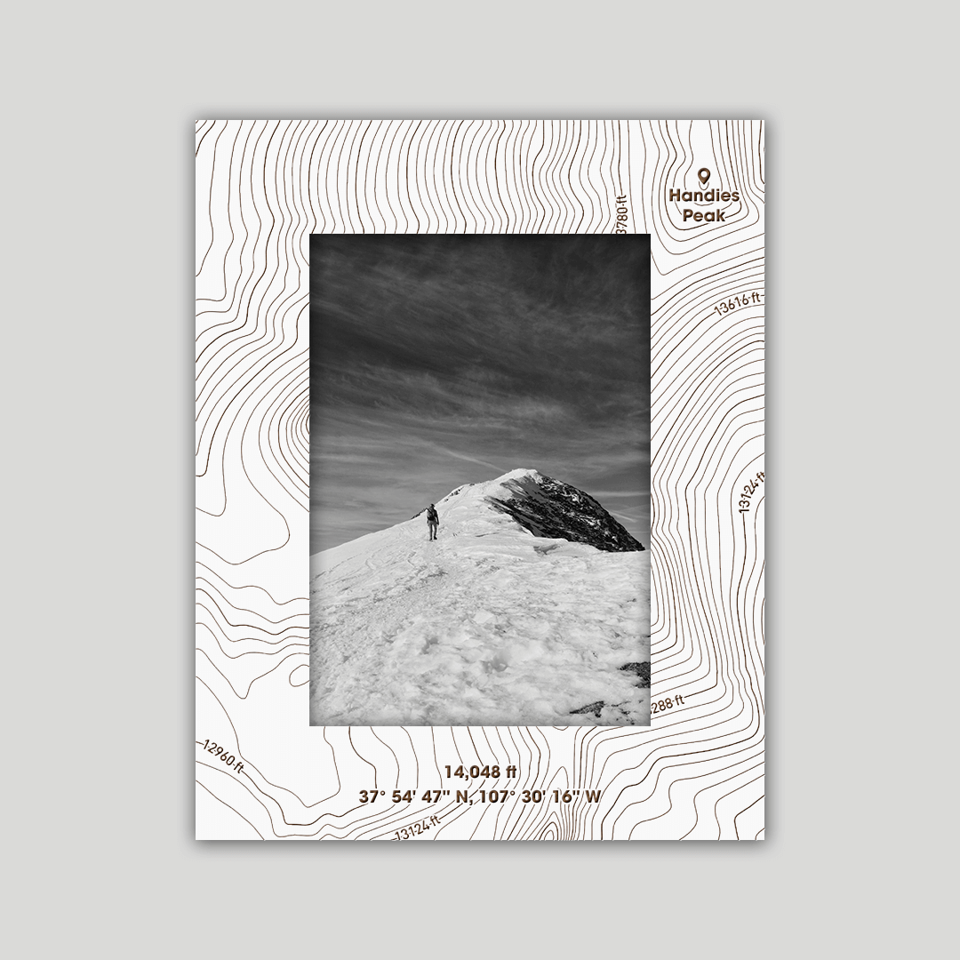 Handies Peak Photo Frame