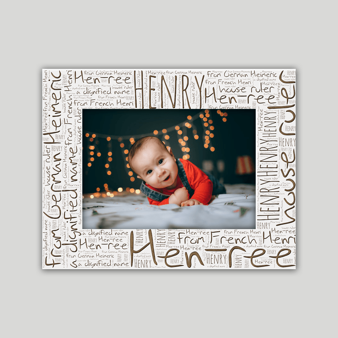 Henry Origins Name Frame - Journey Frames
