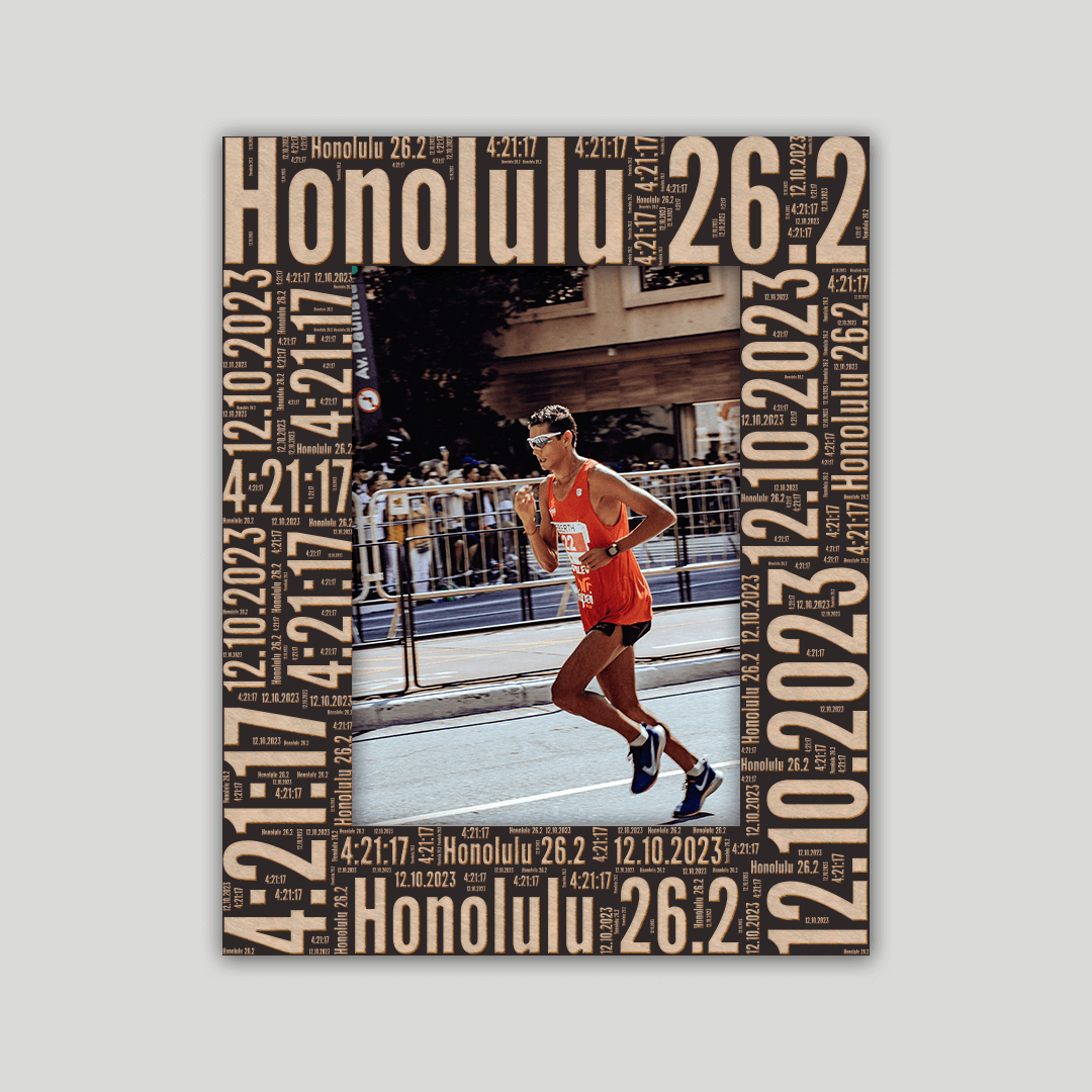 Honolulu Marathon Photo Frame