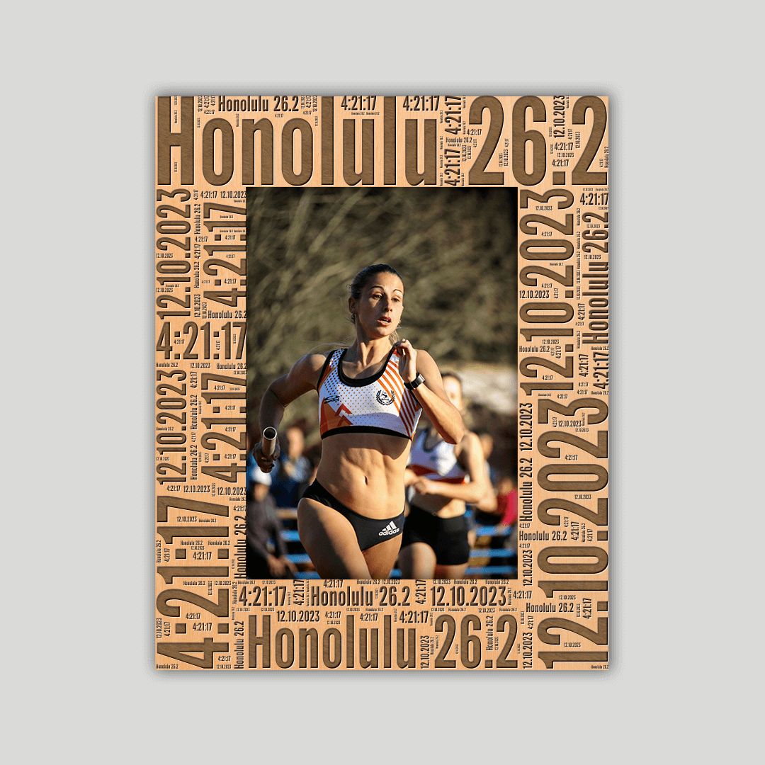 Honolulu Marathon Photo Frame