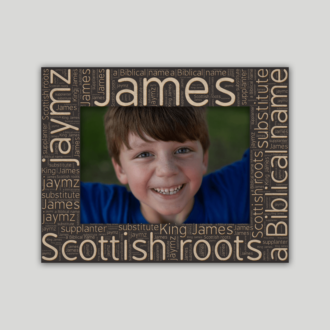 James Origins Name Frame - Journey Frames