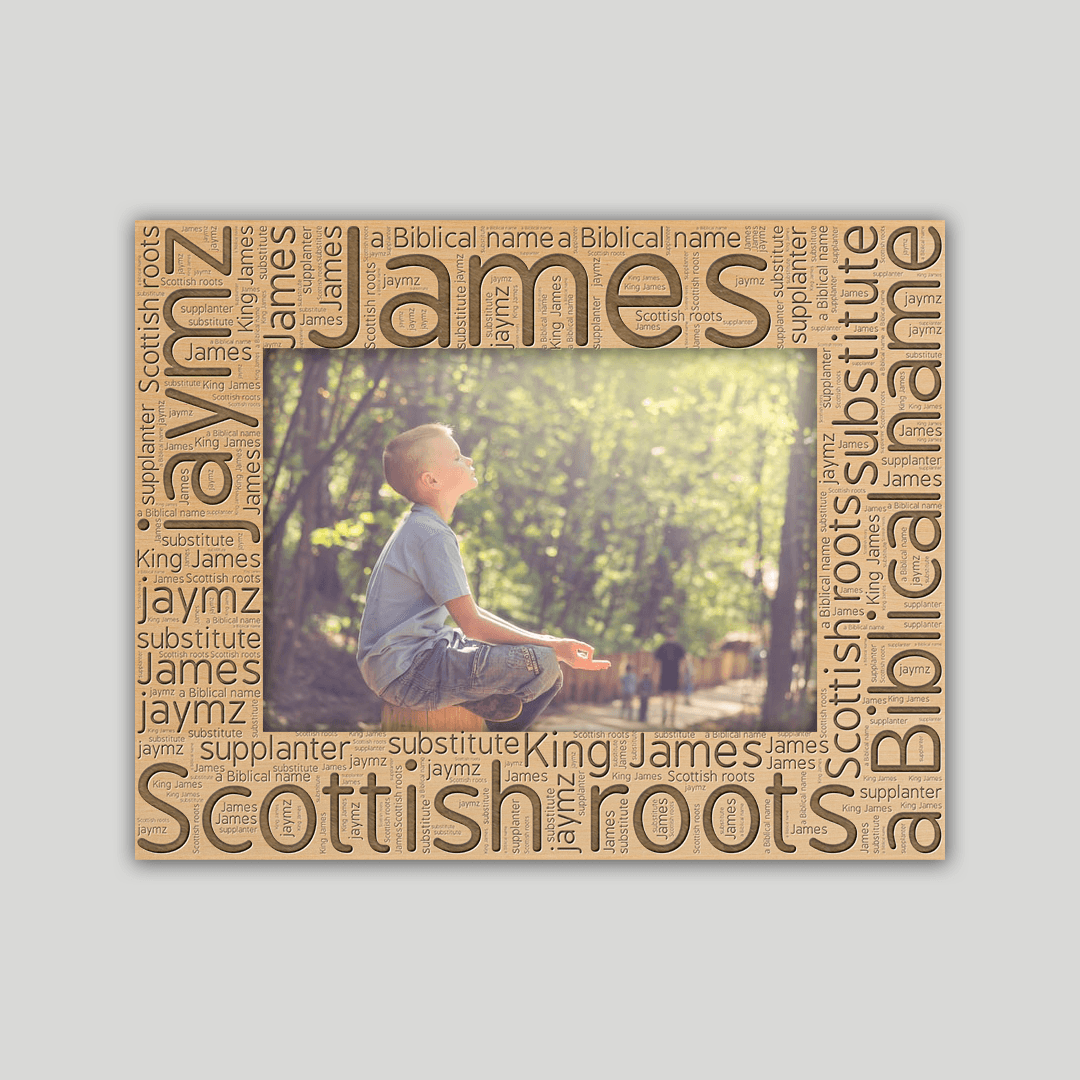 James Origins Name Frame - Journey Frames