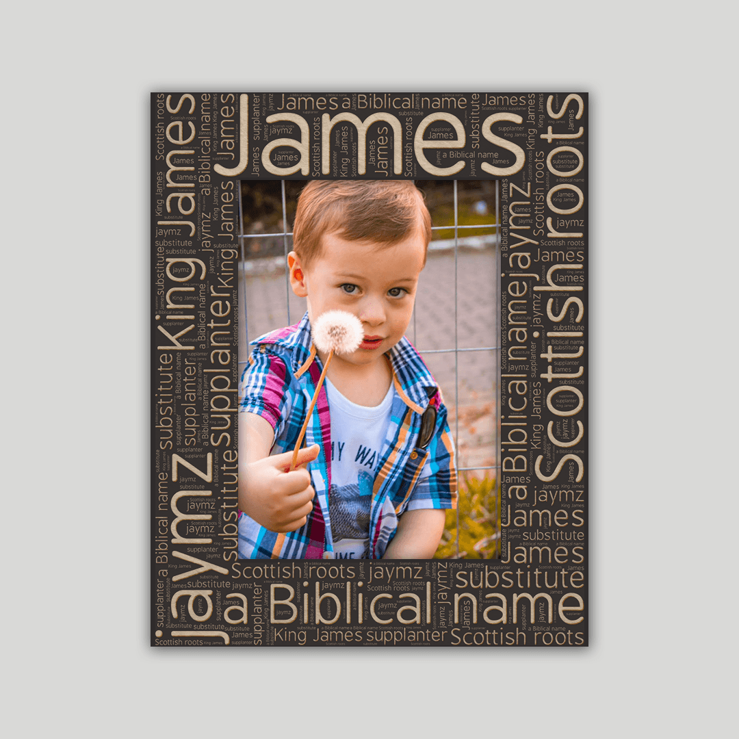 James Origins Name Frame - Journey Frames
