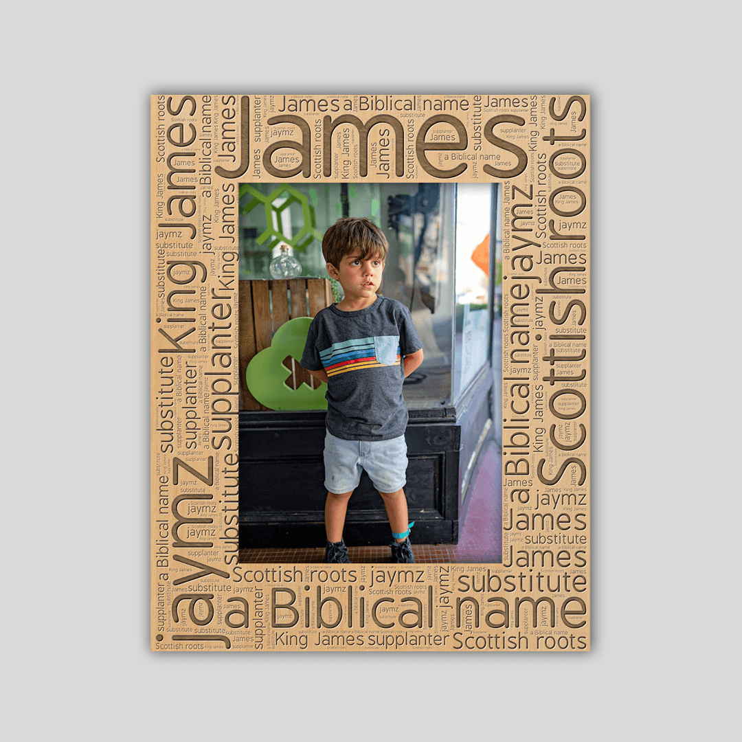 James Origins Name Frame - Journey Frames