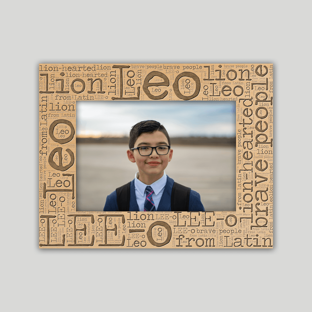 Leo Origins Name Frame - Journey Frames