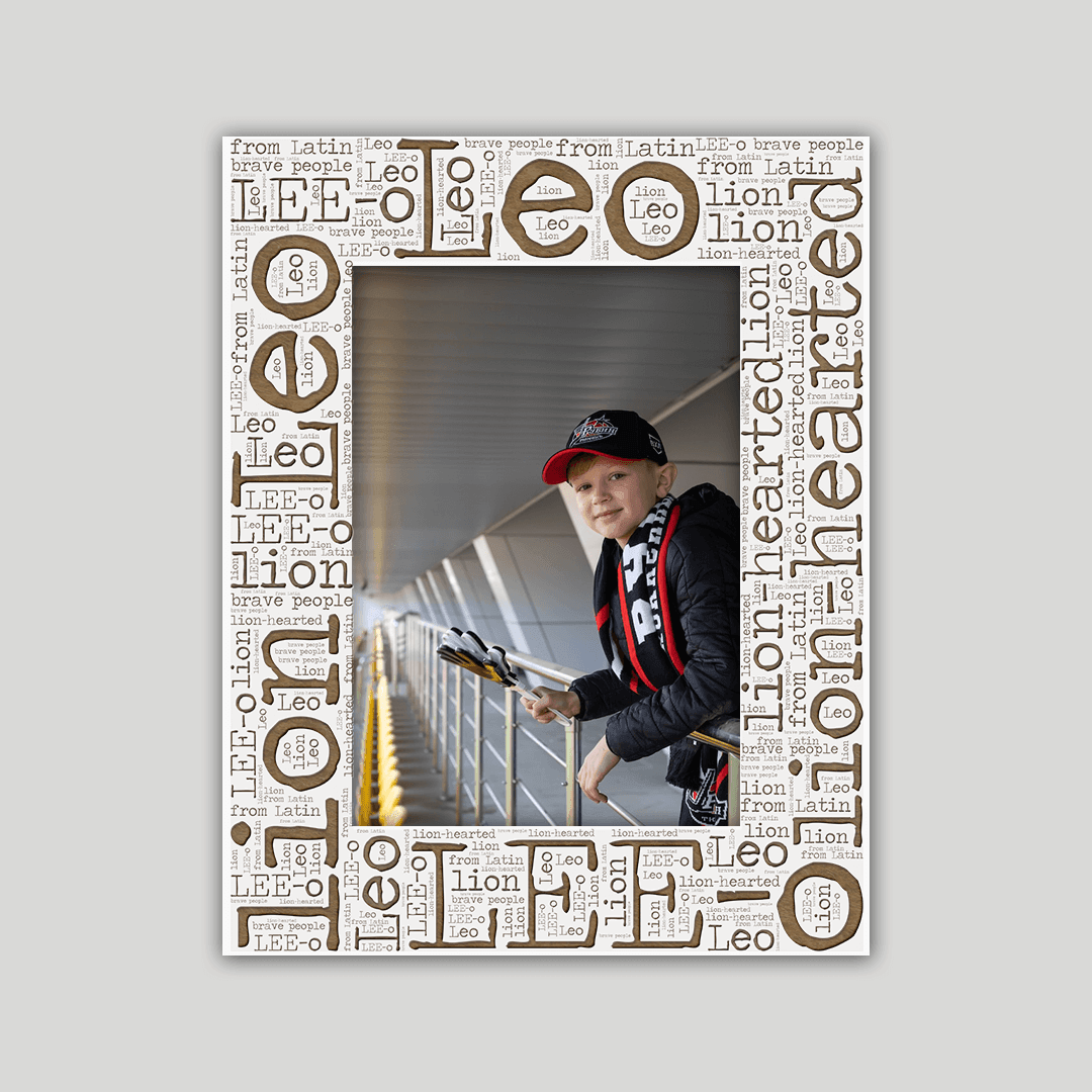 Leo Origins Name Frame - Journey Frames