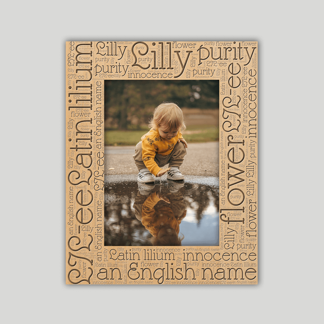 Lily Origins Name Frame - Journey Frames