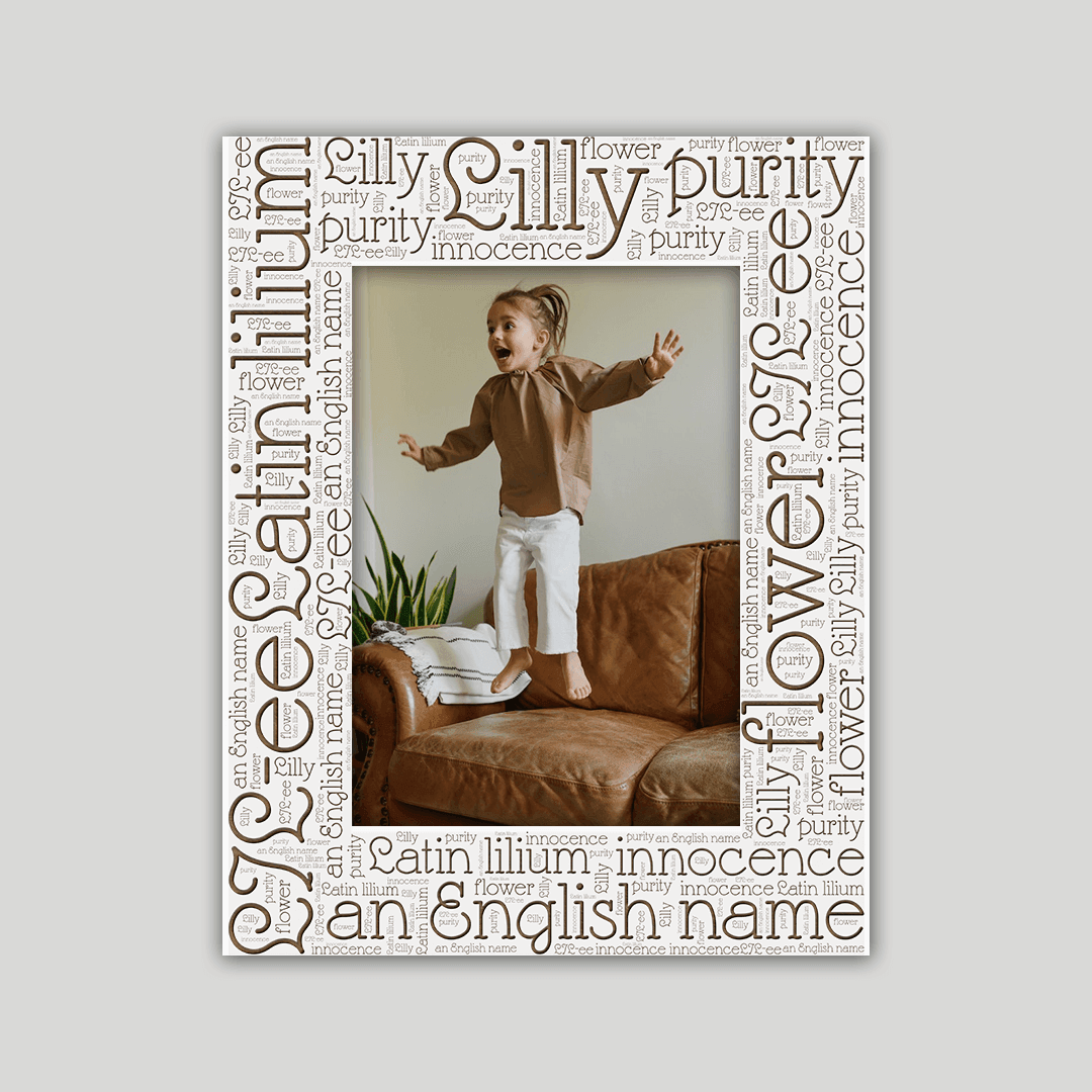 Lily Origins Name Frame - Journey Frames