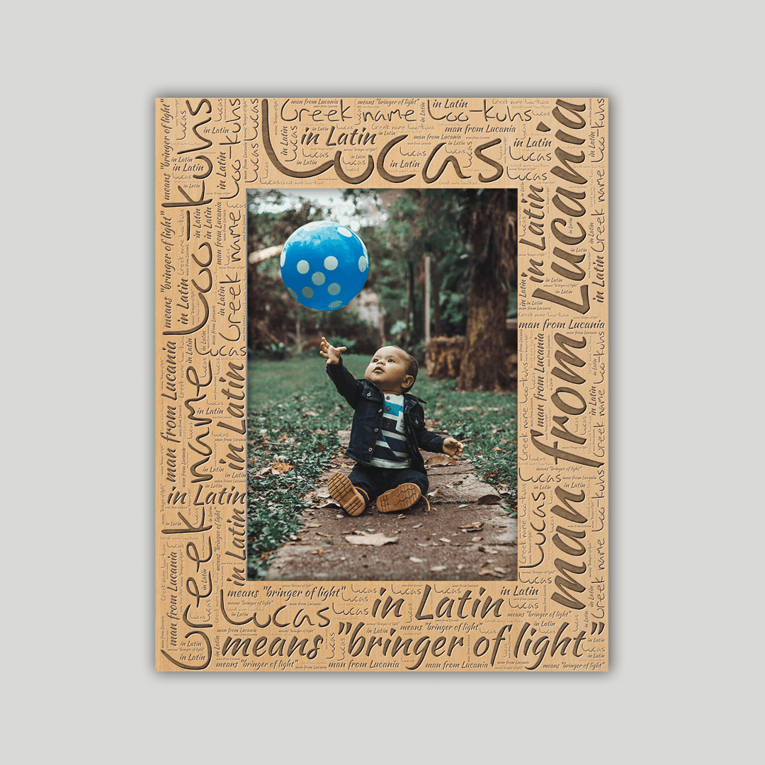 Lucas Origins Name Frame - Journey Frames