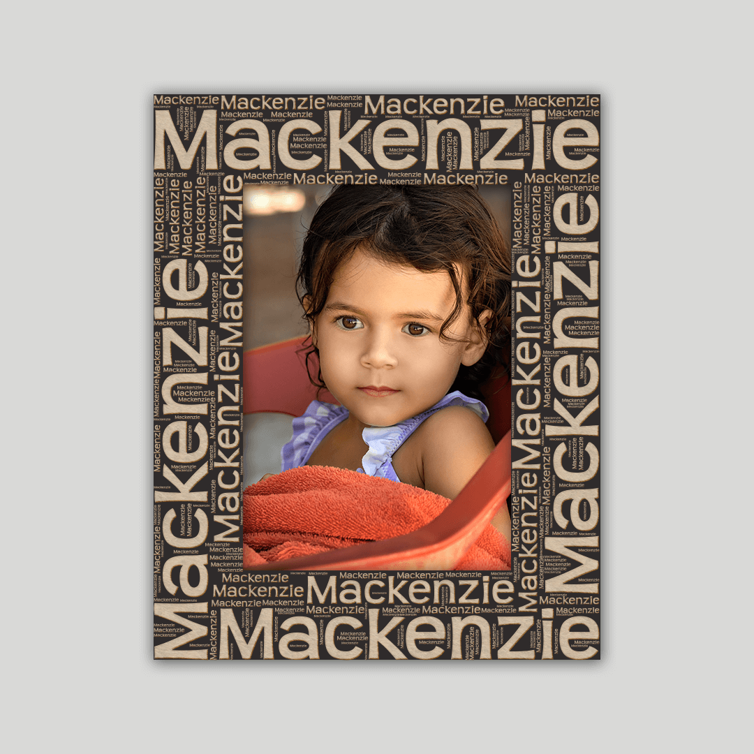 Mackenzie Name Frame