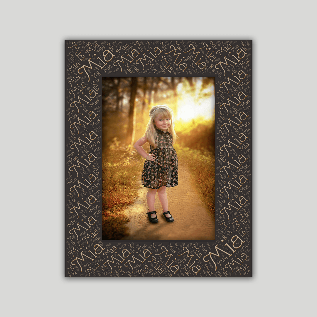 Mia Origins Name Frame - Journey Frames