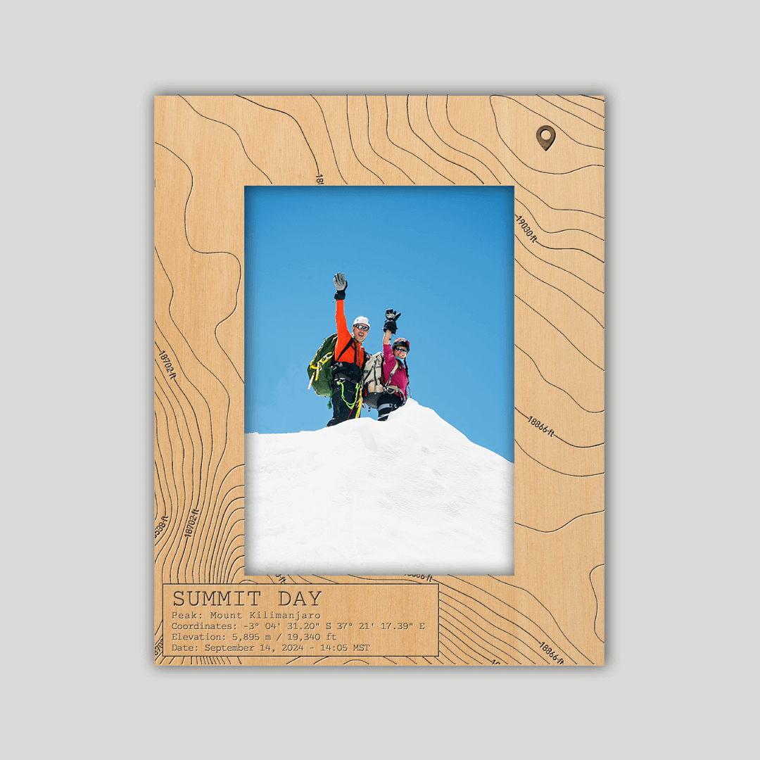 Mount Kilimanjaro Summit Day Photo Frame