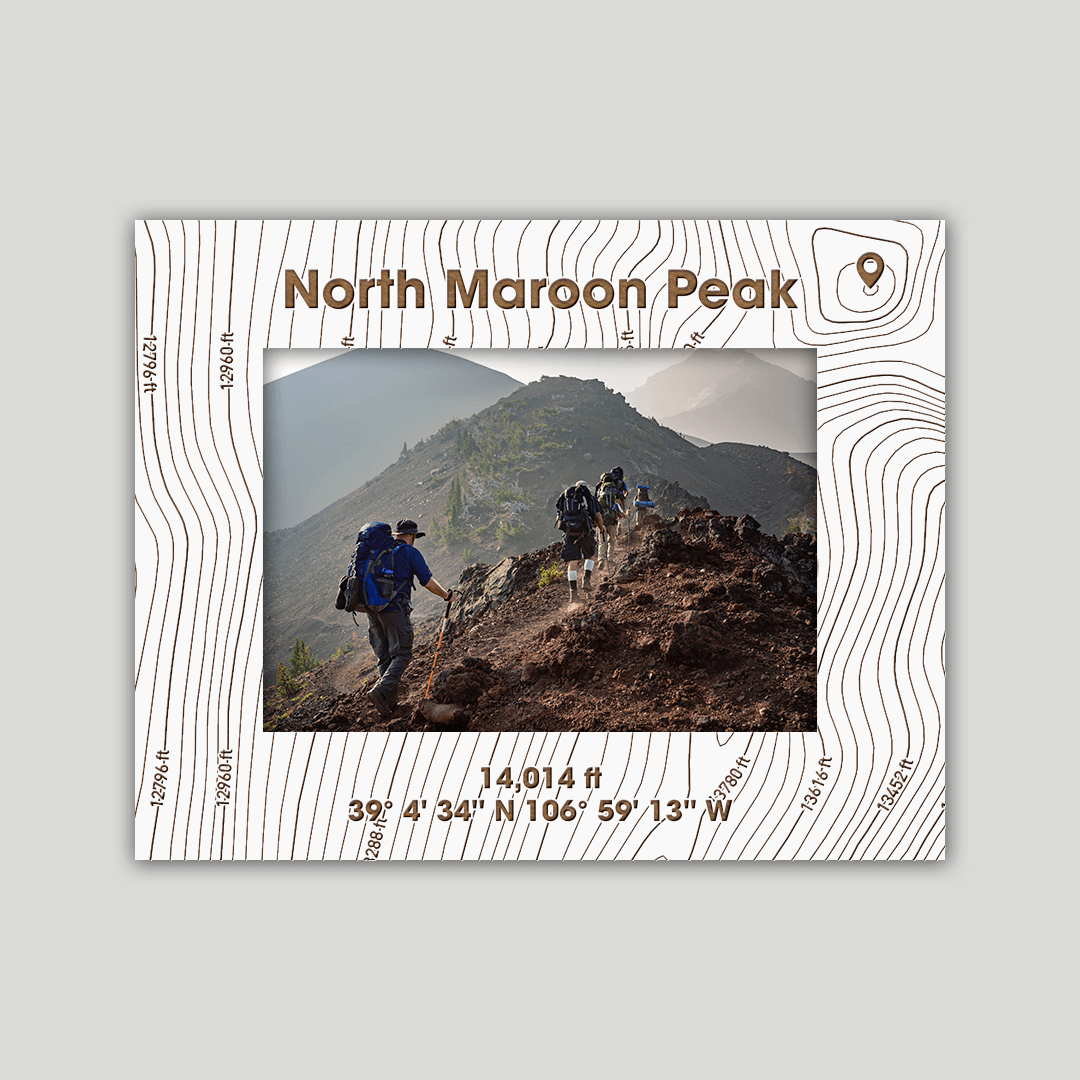 North Maroon Peak (large font)