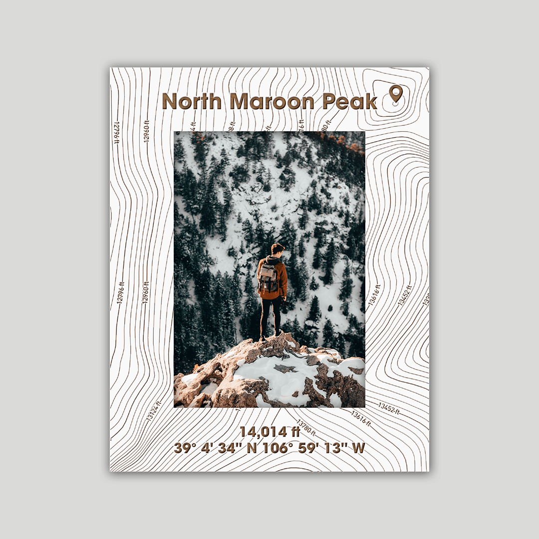 North Maroon Peak (large font)