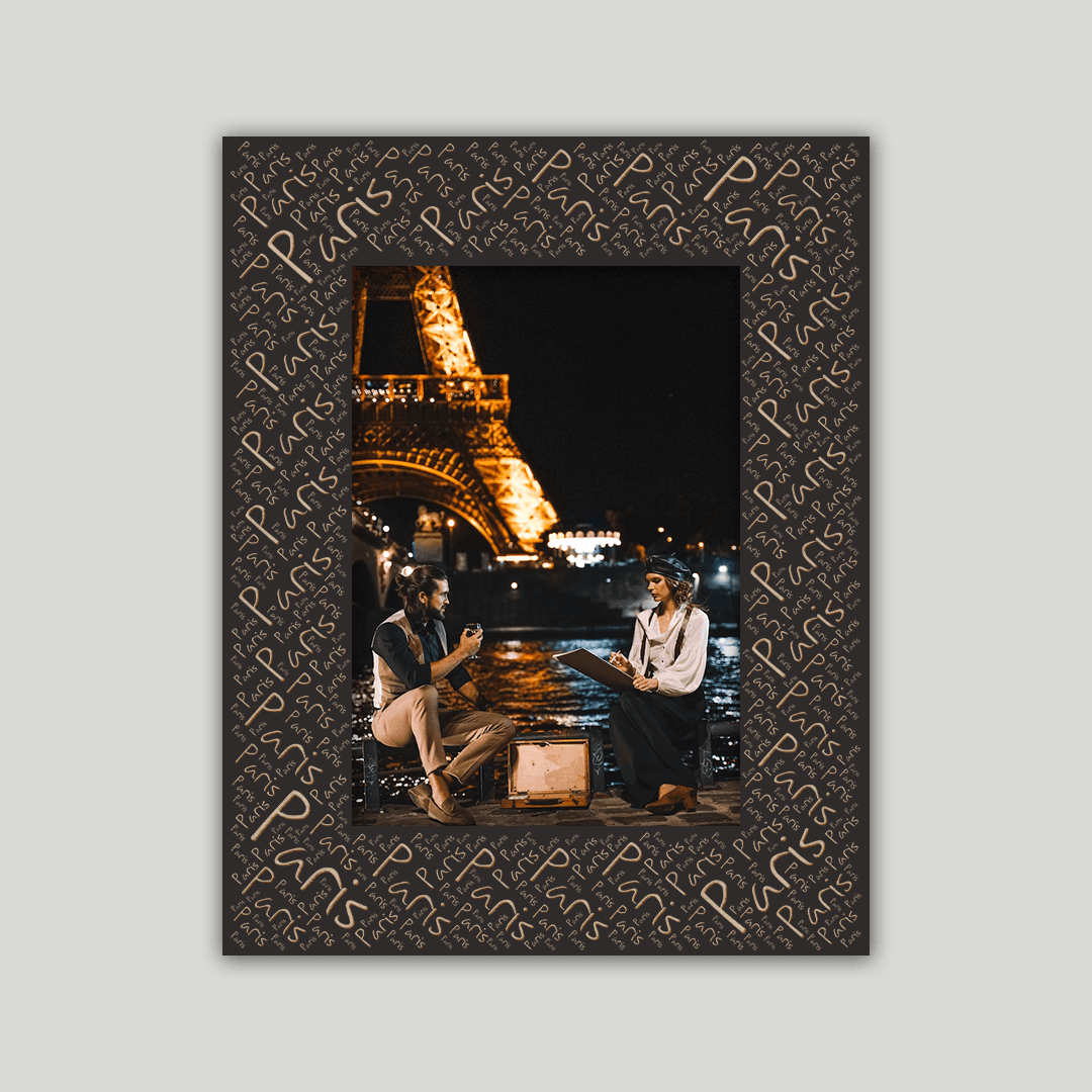 Paris Frame Wordcloud V3 - Journey Frames