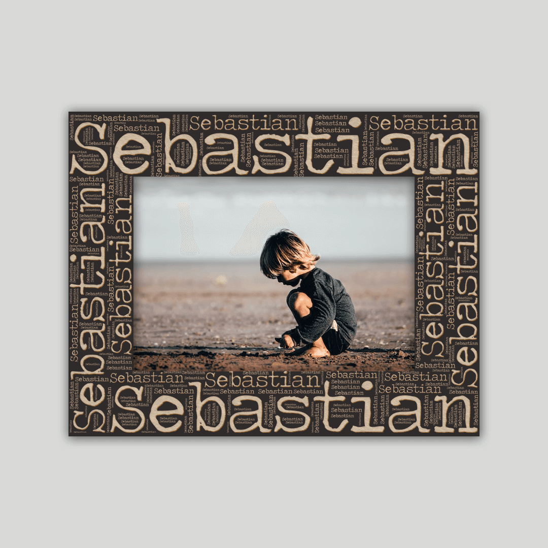 Sebastian Name Frame - Journey Frames