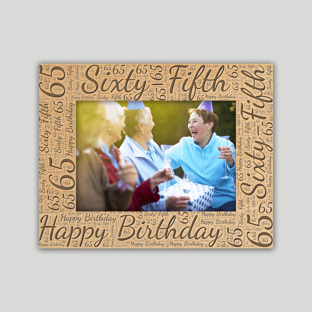 Sixty-Fifth Birthday - Journey Frames