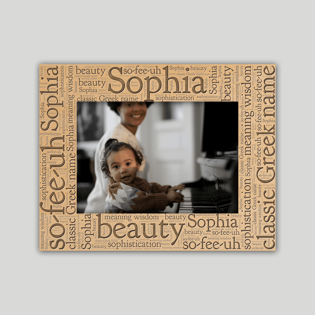 Sophia Origins Name Frame - Journey Frames