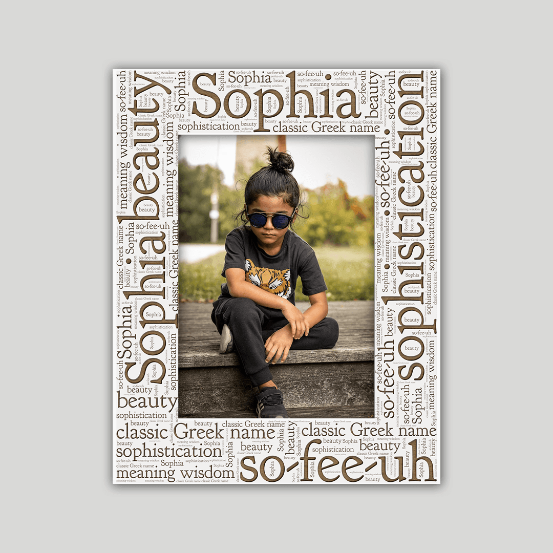 Sophia Origins Name Frame - Journey Frames