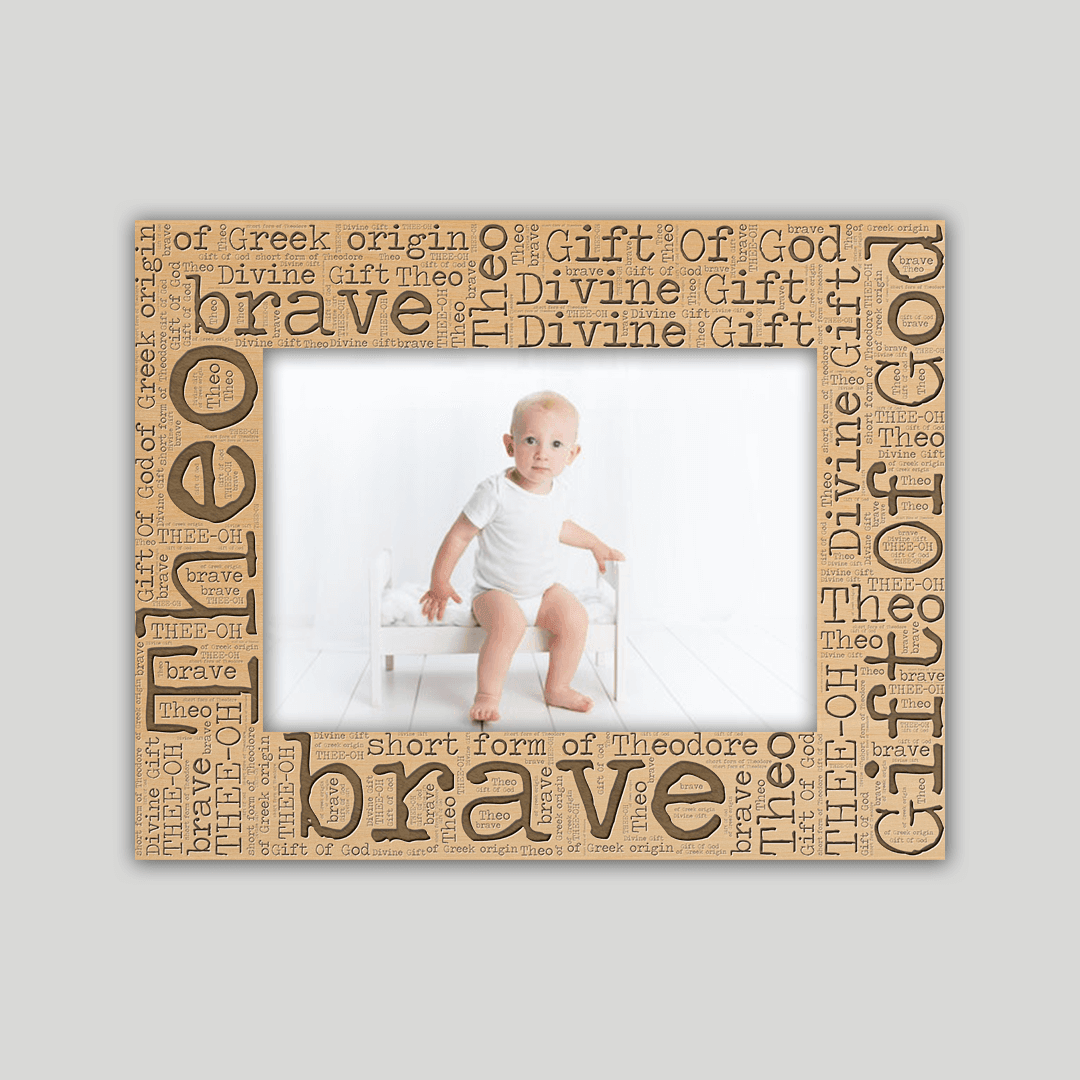 Theo Origins Name Frame - Journey Frames