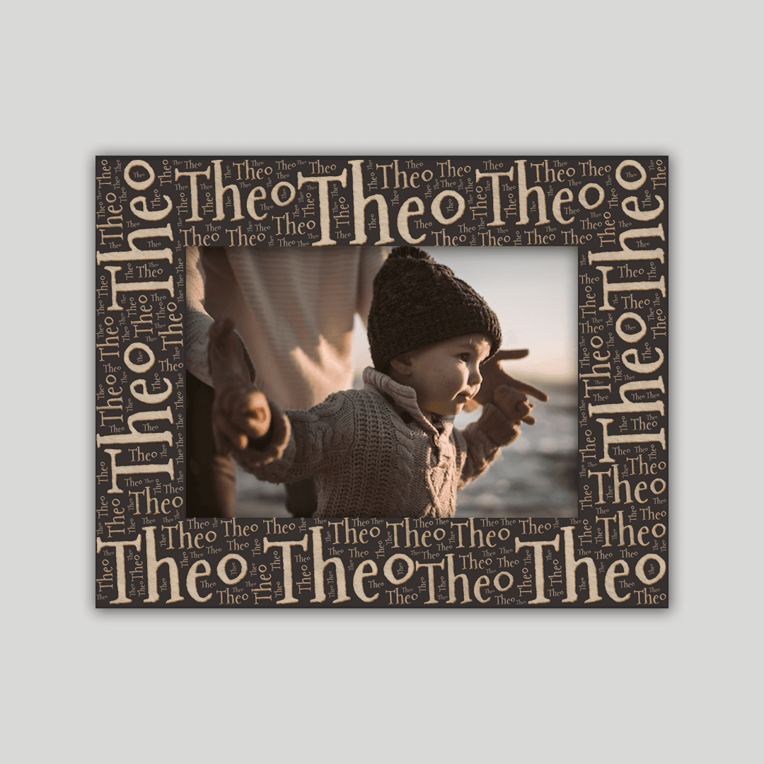 Theo Name Frame - Journey Frames