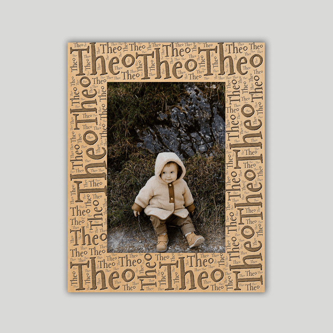 Theo Name Frame - Journey Frames